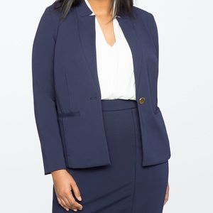 Navy business suit